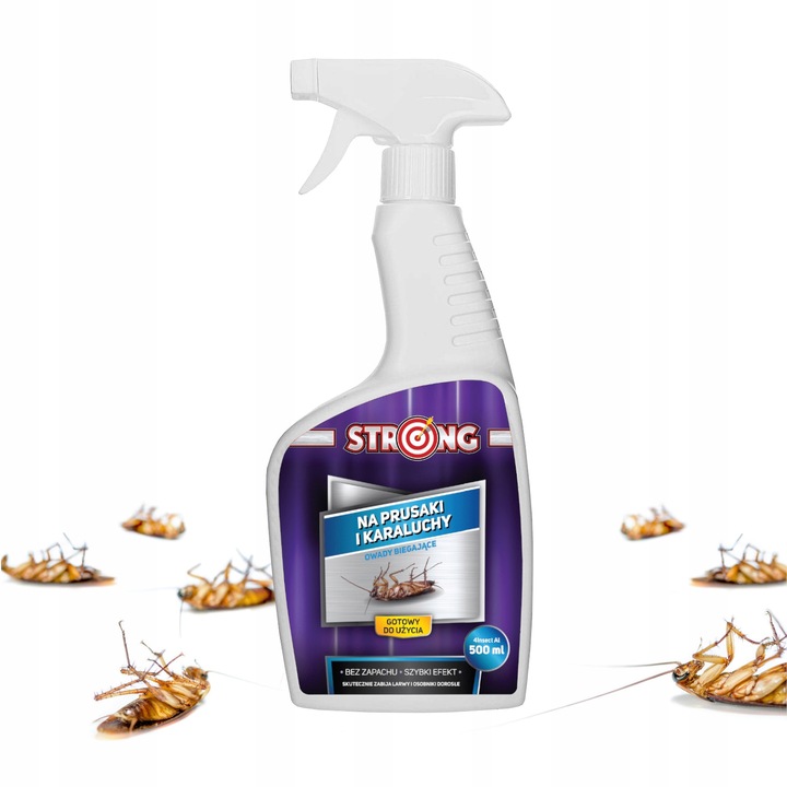 ŚRODEK NA PRUSAKI KARALUCHY PREPARAT DO ZWALCZANIA KARALUCHA SPRAY