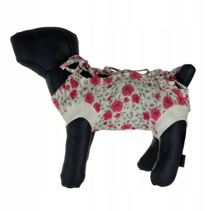 Opatrunek, koszulka pooperacyjna w kwiatki S