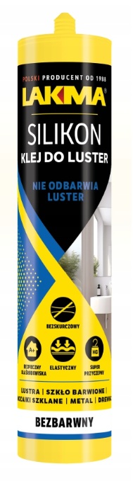Bezbarwny Klej do luster Lakma bezbar 300 ml