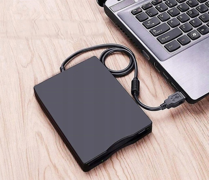ZEWNĘTRZNA STACJA DYSKIETEK NAPĘD 3,5'' FDD USB SLIM FLOPPY DISK 1.44MB