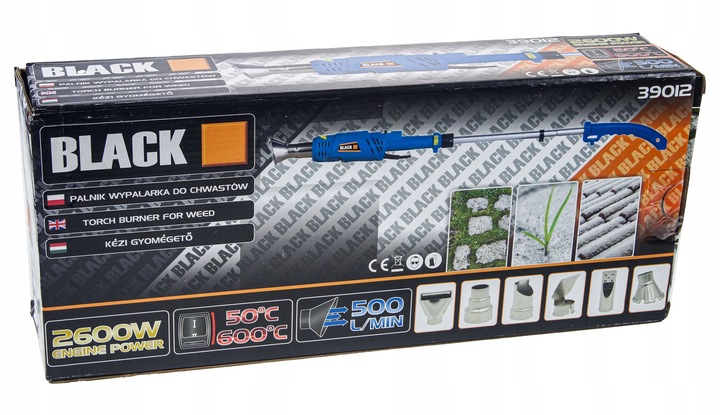 PALNIK OPALARKA WYPALARKA DO CHWASTÓW 2600W 600st.