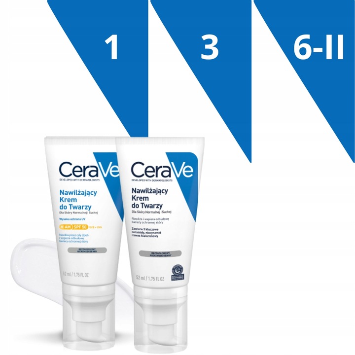 Cerave krem nawilżający SPF 50 na dzień 52 ml