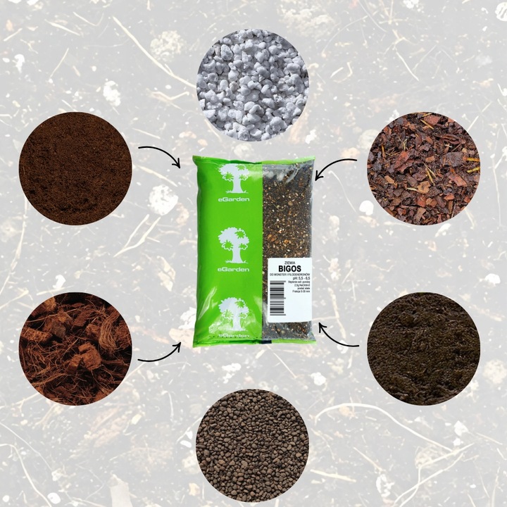 Podłoże BIGOS Lekka Ziemia do Monster i Filodendronów 30 L eGarden