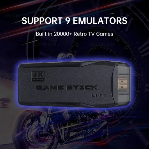 KONSOLA RETRO GRA TELEWIZYJNA BEZPRZEWODOWE 2 PADY 64G 20000 EMULATOR GIER