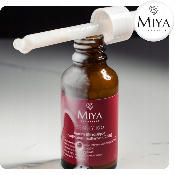 Serum Liftingujące z Retinolem Wielozadaniowe Roślinnym [2.5%] 30 ml