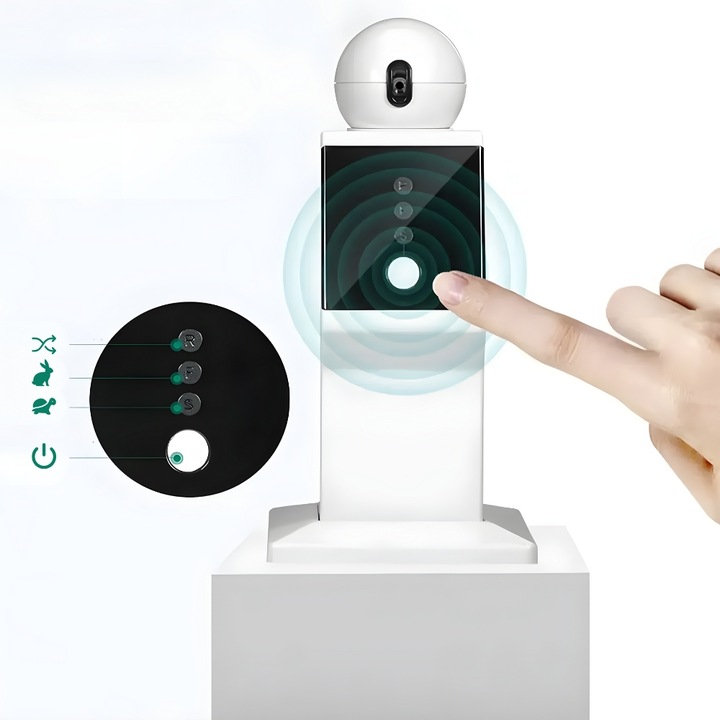 LASER INTERAKTYWNA ZABAWKA AUTOMATYCZNY WSKAŹNIK KOTA RUCHOMA SMART 3 TRYBY