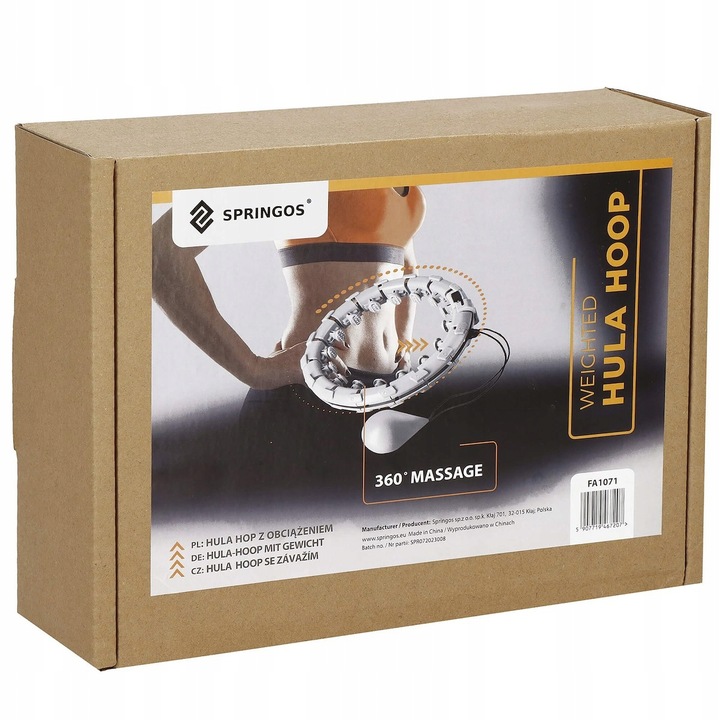 HULA HOP ODCHUDZAJACE OBCIĄŻENIE WYPUSTKI MODUŁOWY MASAŻER + OBCIĄŻNIK