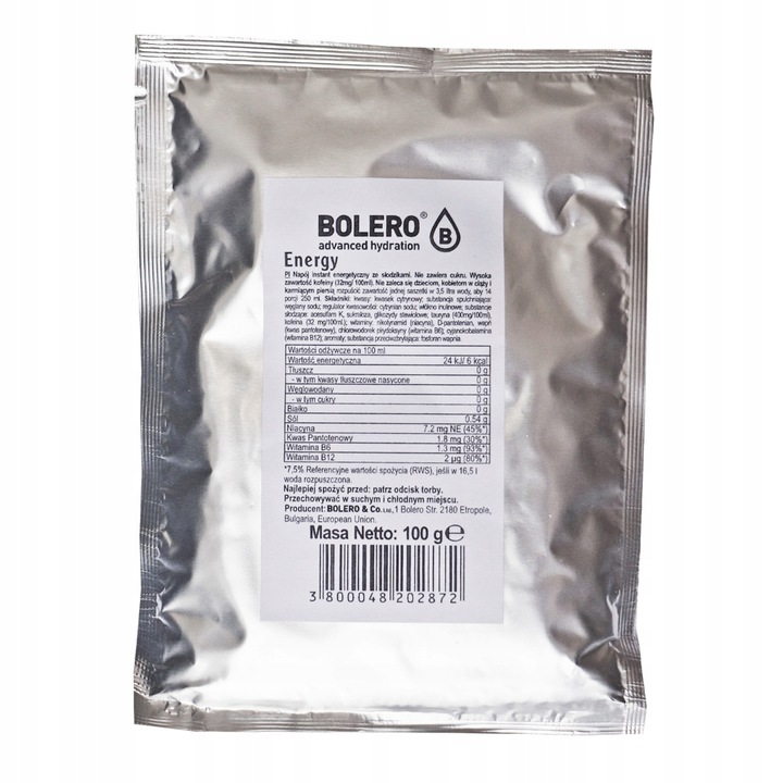 Bolero 100g Energy