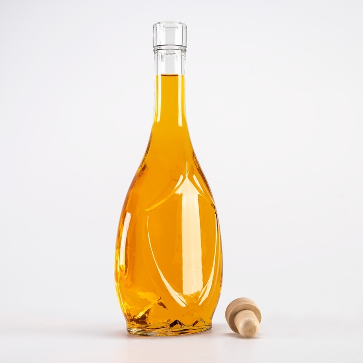 5x BUTELKA ICONA 500 ml NA NALEWKI WINO BIMBER WÓDKĘ SOKI LIKIERY Z KORKIEM