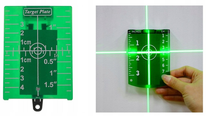 Poziomica Laserowa Płaszczyznowa Laser Krzyżowy 4D + Statyw + 2X