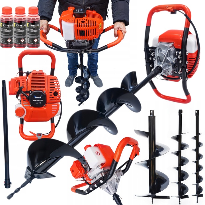 ŚWIDER SPALINOWY WIERTNICA GLEBOWA DO GLEBY 5,2KM 3 WIERTŁA 10/15/20