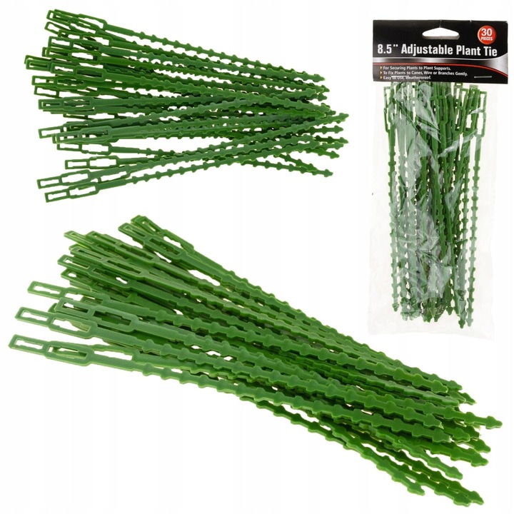 TG56594 OPASKI ZACISKOWE SPINKI OGRODNICZE TRYTYTKI DO ROŚLIN KLIPSY wielor