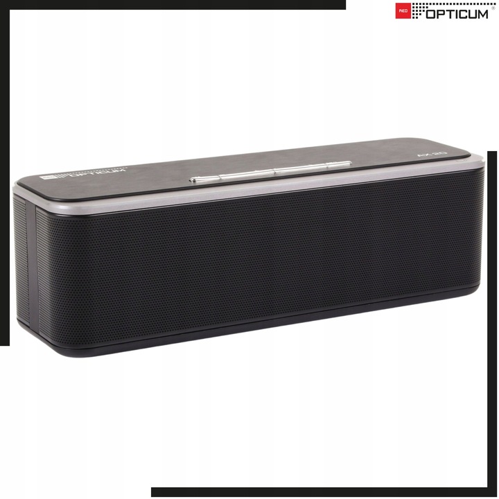 GŁOŚNIK BLUETOOTH PRZENOŚNY 10W AX20 BEZPRZEWODOWY MOCNY BAS AUX