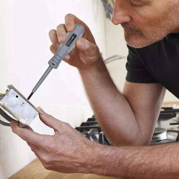 ŚRUBOKRĘT PROBÓWKA PRÓBNI NEONÓWKA TESTER PRĄDU NAPIĘCIA 12-240V diody