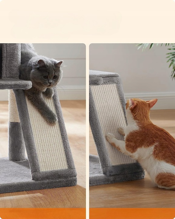 DRAPAK DLA KOTA KOTÓW STABILNY LEGOWISKO WIEŻA SŁUPEK DOMEK 3 POZIOMY