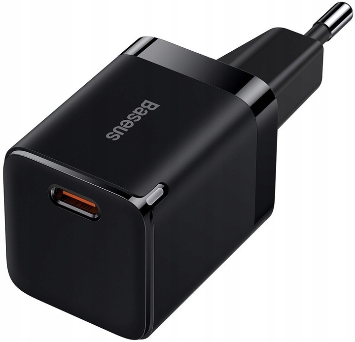 SZYBKA Ładowarka sieciowa zasilacz Baseus GaN3 USB-C typ-C PD 3A 30W