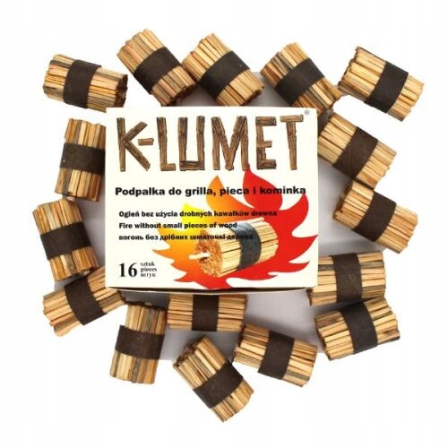 Podpałka Ekologiczna do Kominka, Pieca K-LUMET 32 szt. Rozpałka