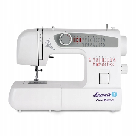 MASZYNA DO SZYCIA ŁUCZNIK EWA II + GRATISY 38 ŚCIEGÓW MECHANICZNA