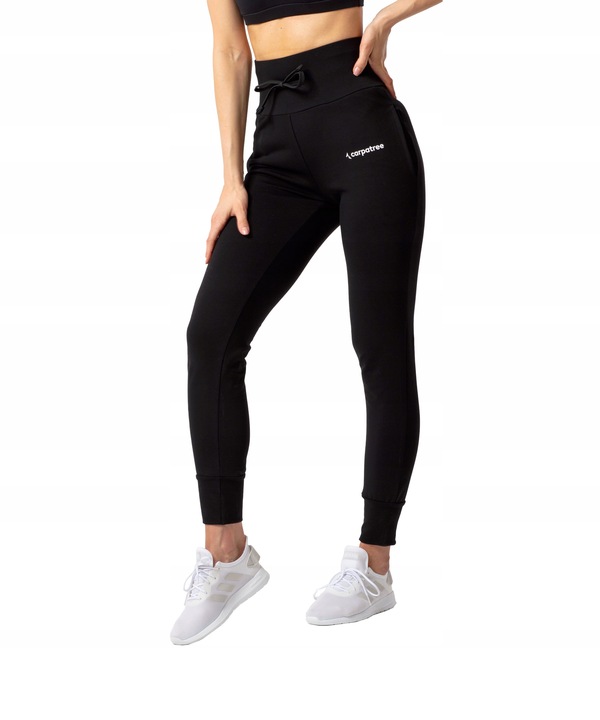 Spodnie dresowe sweatpants czarne XS Carpatree