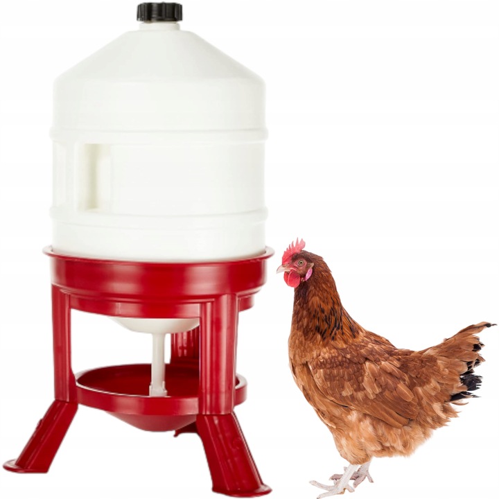 Automatyczne poidło dla drobiu kur kaczek gęsi indyków 30 L Włoskie