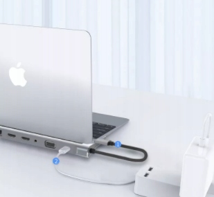 STACJA DOKUJĄCA HUB ADAPTER USB-C 12w1 RJ45 2x HDMI 4K ETHERNET VGA USB 3.0