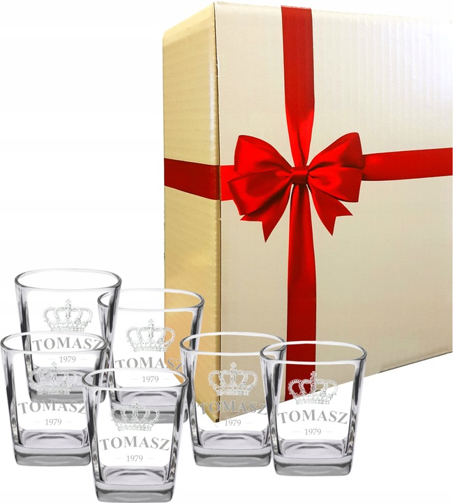 SZKLANKI do WHISKY z grawerem prezent