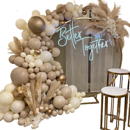 ŁUK STABILNY STELAŻ DO BALONÓW GIRLAND BRAMA WESELE ŚCIANKA ŚLUB +