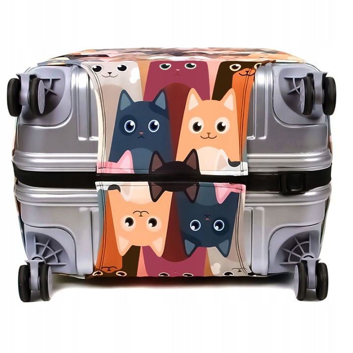 Pokrowiec Na Walizkę Podróżną Ochronny Etui Rozmiar M Bagaż 62x43x27cm