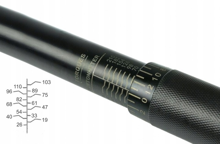 KLUCZ DYNAMOMETRYCZNY Z BLOKADĄ BLOKADA 3/8 " 19-110nm DWUKIERUNKOWY Z