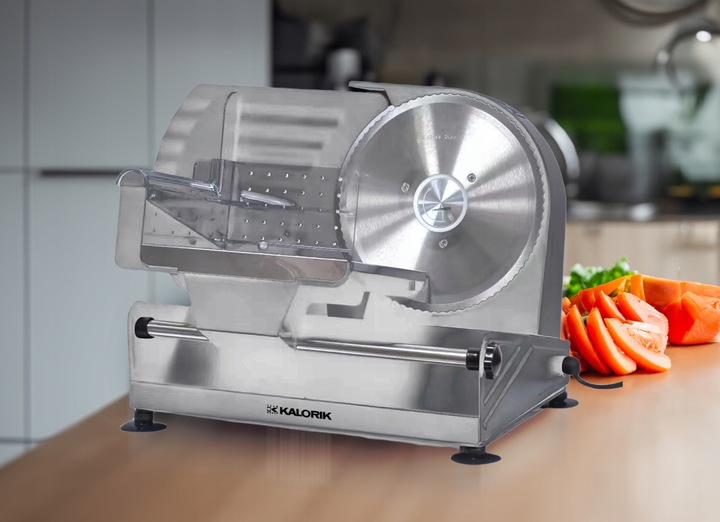 KRAJALNICA ELEKTRYCZNA METALOWA 200W Do CHLEBA szynki 2 WYMIENNE