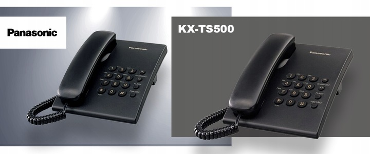 Panasonic KX-TS500 Telefon stacjonarny Czarny