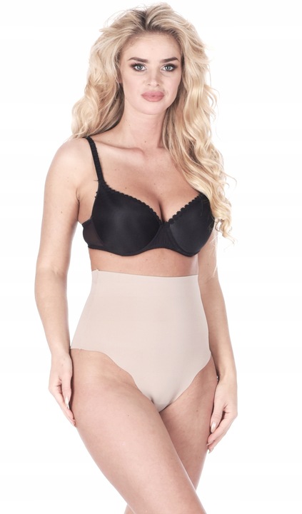 Orirose wysokie MAJTKI stringi WYSZCZUPLAJĄCE brzuch modelujące LASEROWE