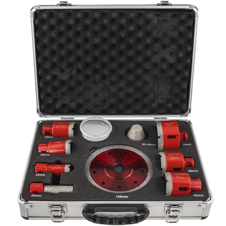 WIERTŁA WIERTŁO DIAMENTOWE OTWORNICE DO GRESU 20-74 MM OTWORNIC TARCZA GRES