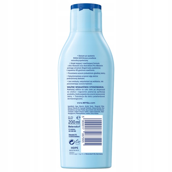 NIVEA SUN Karotenowy balsam do opalania + Przedłużający opaleniznę
