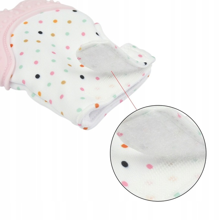 GRYZAK RĘKAWICZKA NA ZĄBKOWANIE NIEMOWLĘ KOLORY