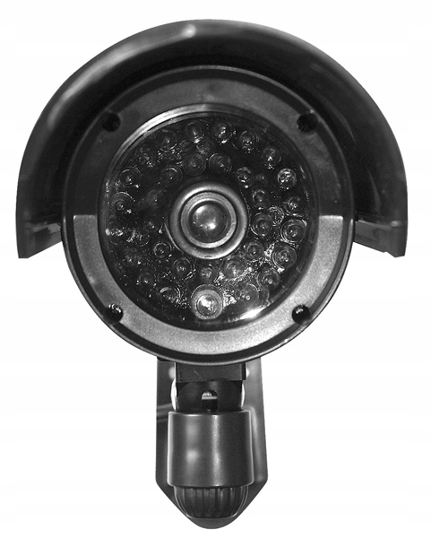 KAMERA ATRAPA LED MONITORING KAMERA ZEWNĘTRZNA ŚCIENNA Z DIODĄ MIGAJĄCA
