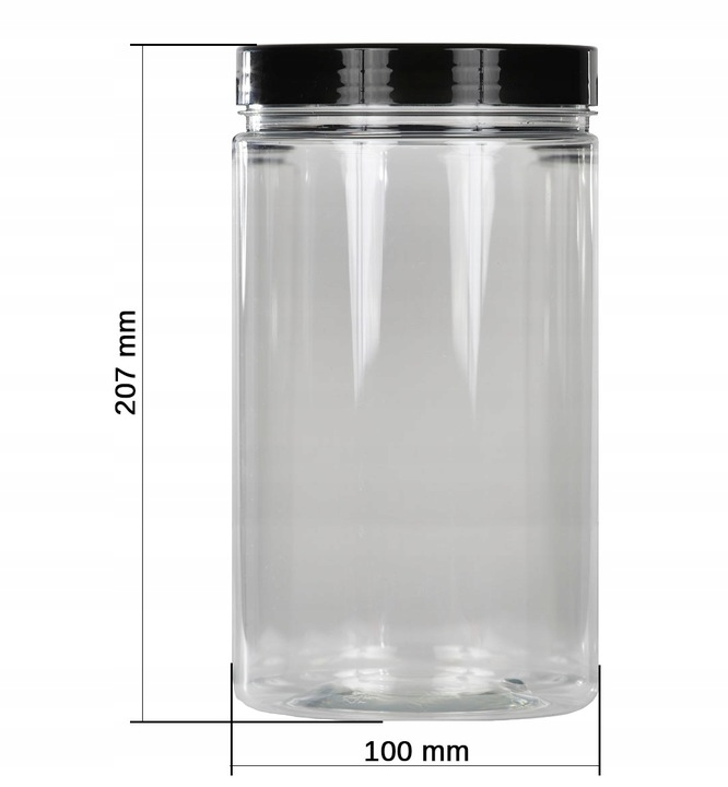 Słoiki POJEMNIKI na przyprawy makaron 500+1250+ 1500 ml 14 szt MEGA