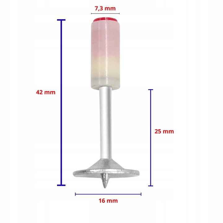 100x Gwoździe do pistoletu do betonu metalu drewna gwoździarki +