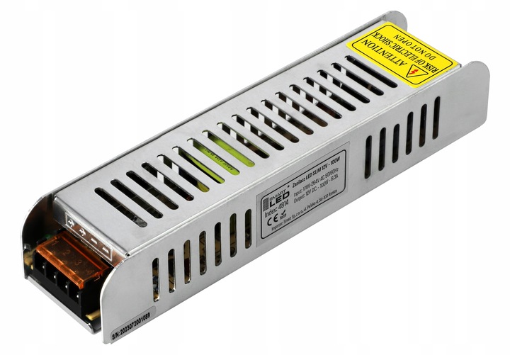 Zasilacz 12V do taśma LED 8,5A 100W slim montażowy modułowy przemysłowy