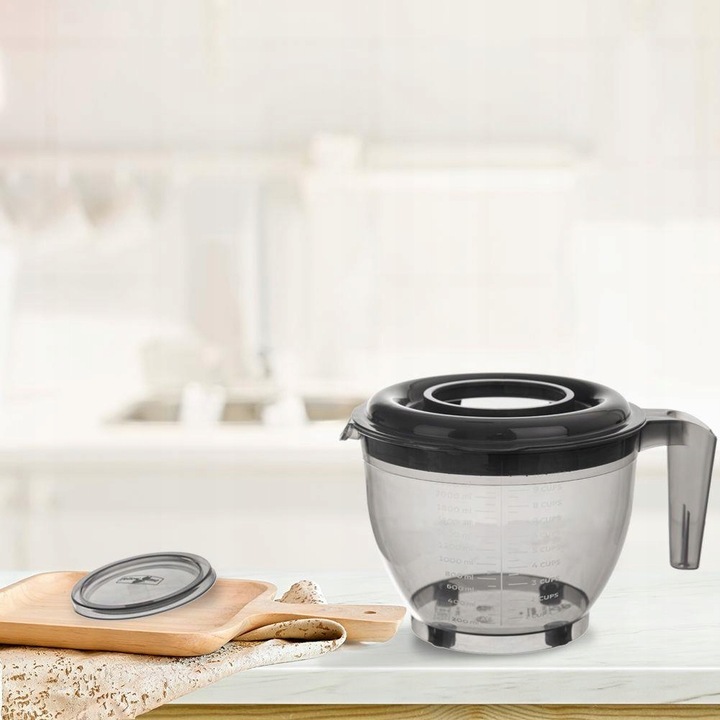 Miska KUCHENNA do miksowania ubijania mieszania pojemnik pokrywka miarka