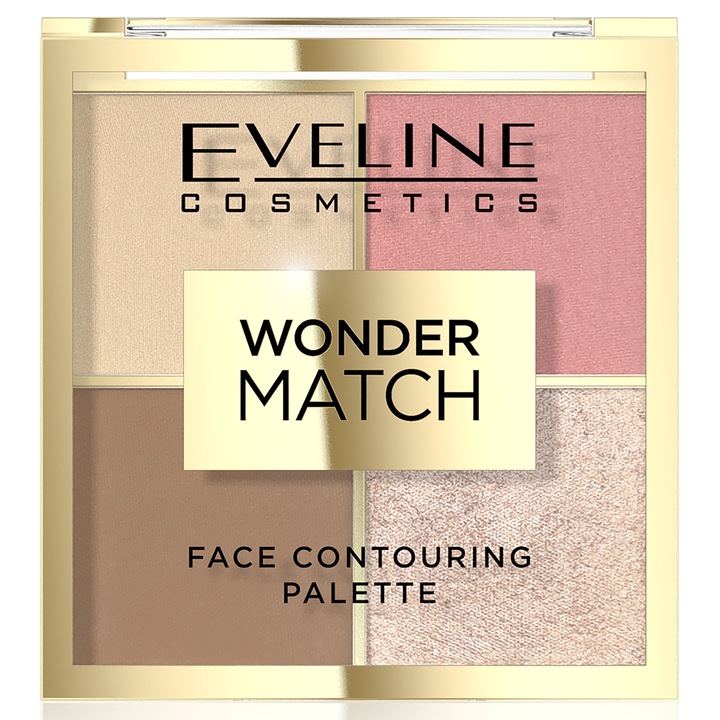 Eveline Cosmetics Wonder Match paletka do konturowania twarzy No 02