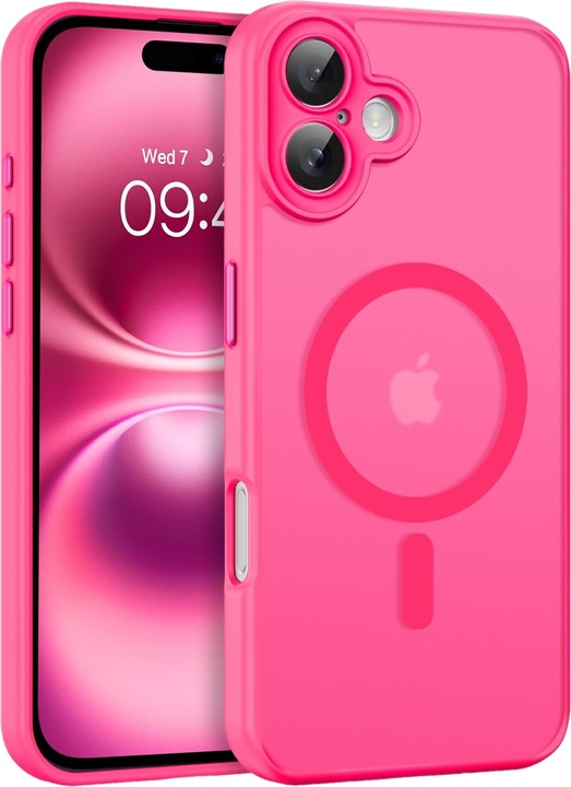 Etui do iPhone 16 WZMACNIANE 360° MATOWE MATT Case + 2szt SZKŁO