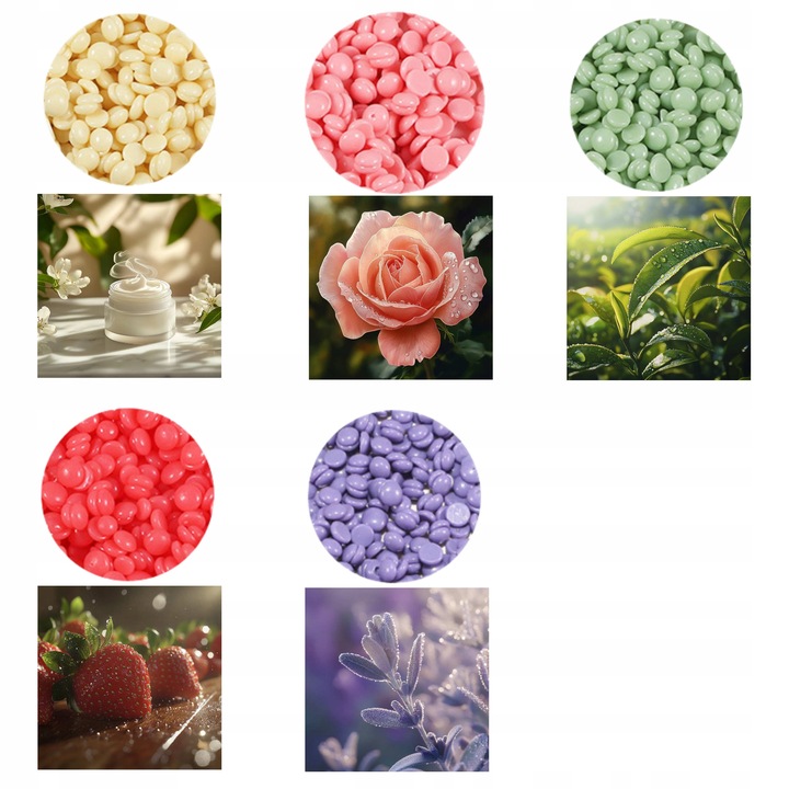 Podgrzewacz Do Wosku Zestaw Do Depiliacji Włosów Twardy Wosk 500g Patyczki