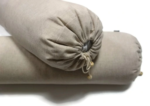 WAŁEK DO JOGI BOLSTER z łuską gryki 20x70 NATURAL