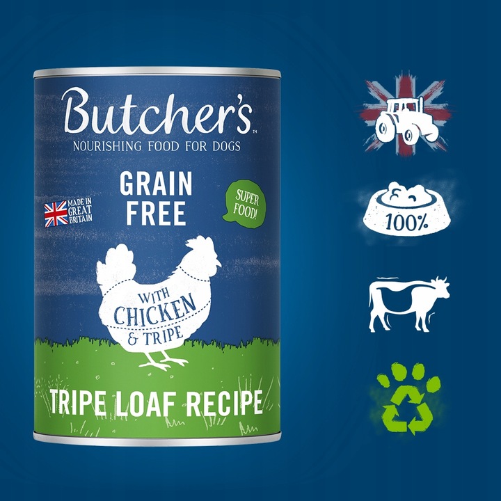 Mokra karma dla psa Butcher's Original mix smaków 30x400g