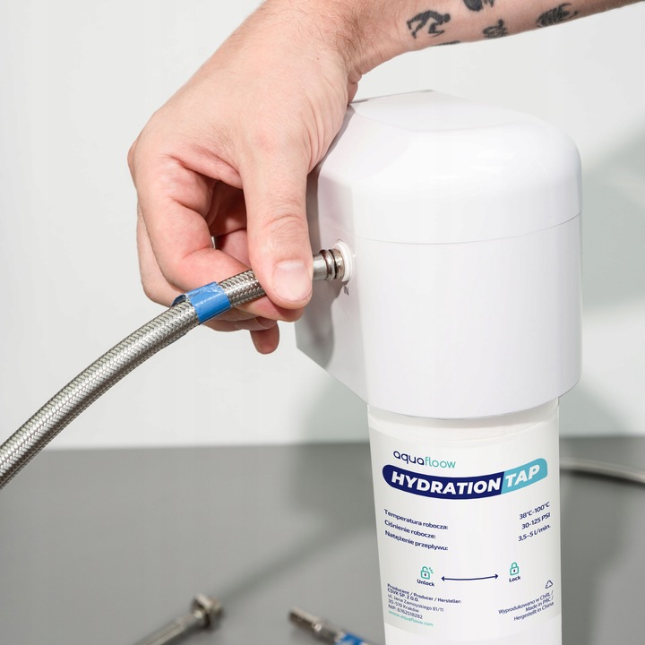 Filtr do wody pod zlew AquaFloow do kuchni + system filtrujący