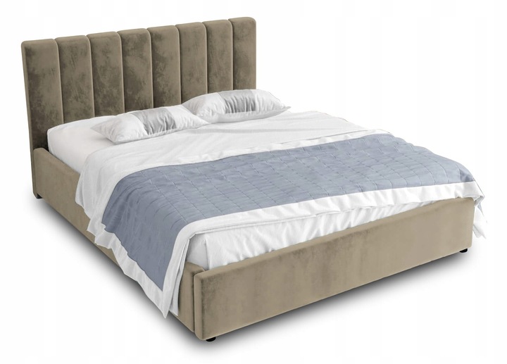 Łóżko tapicerowane 120x200 cm z pojemnikiem VINCI różne kolory wzory mix