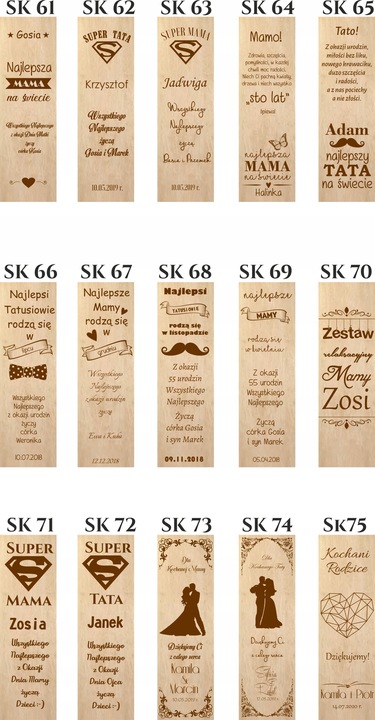 SKRZYNKA PUDEŁKO NA WINO Z GRAWEREM! DUŻY WYBÓR!