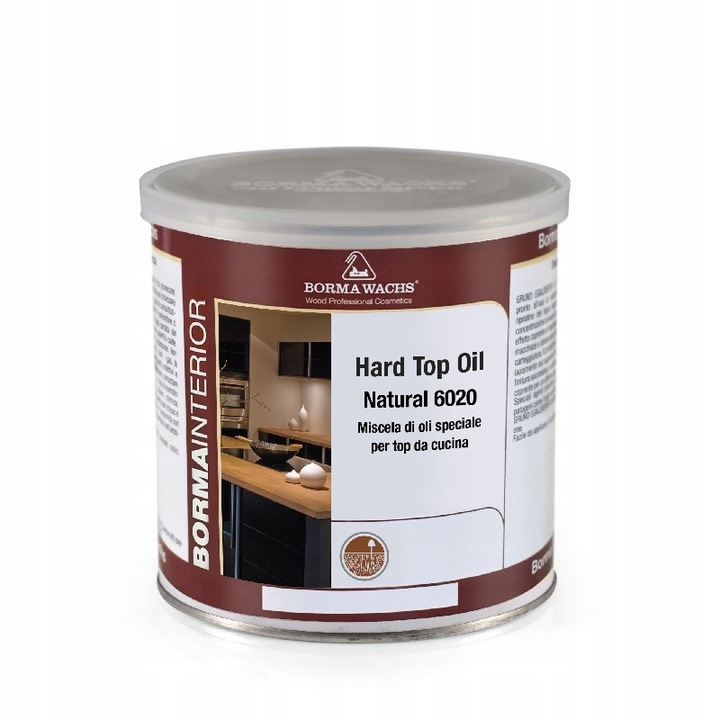 Olej do blatów kuchennych drewnianych Matowy Borma Wachs 0,75L