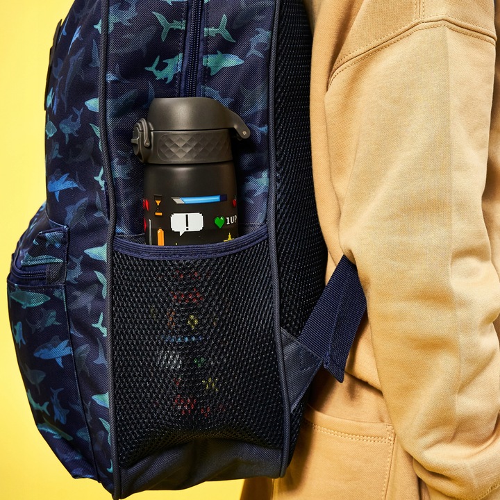 Butelka na wodę bidon dla chłopca do szkoły przedszkola Gamer Gry ION8 0,5l